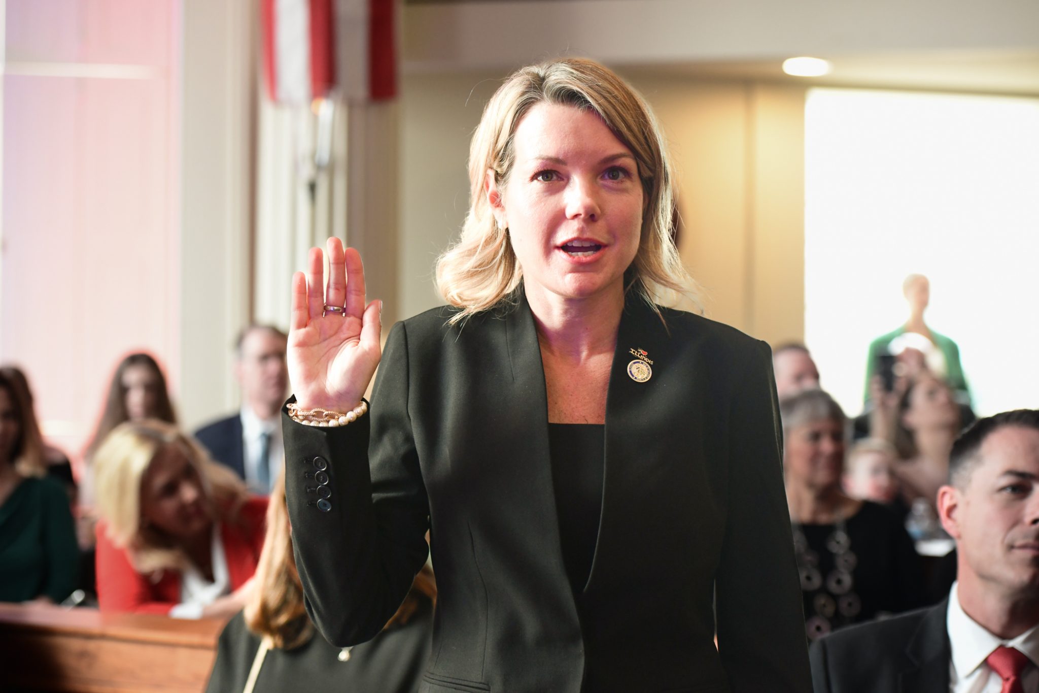 Erica Harriss sworn in as Senator of Illinois’ 56th District - Erica ...