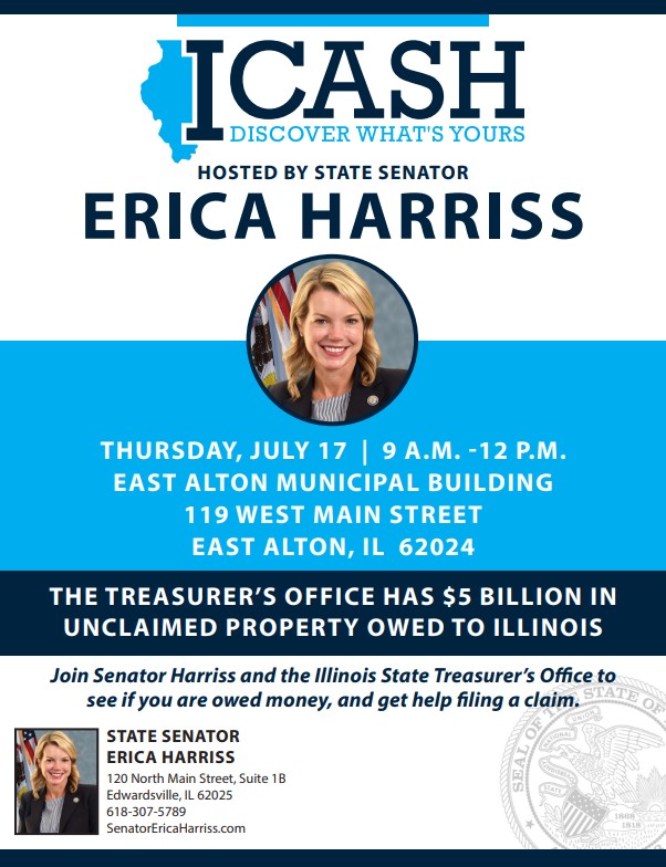 ICASH Hosted by Senator Erica Harriss – East Alton