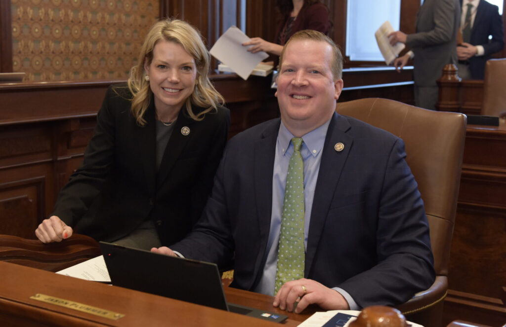 Senator Erica Harriss and Senator Jason Plummer