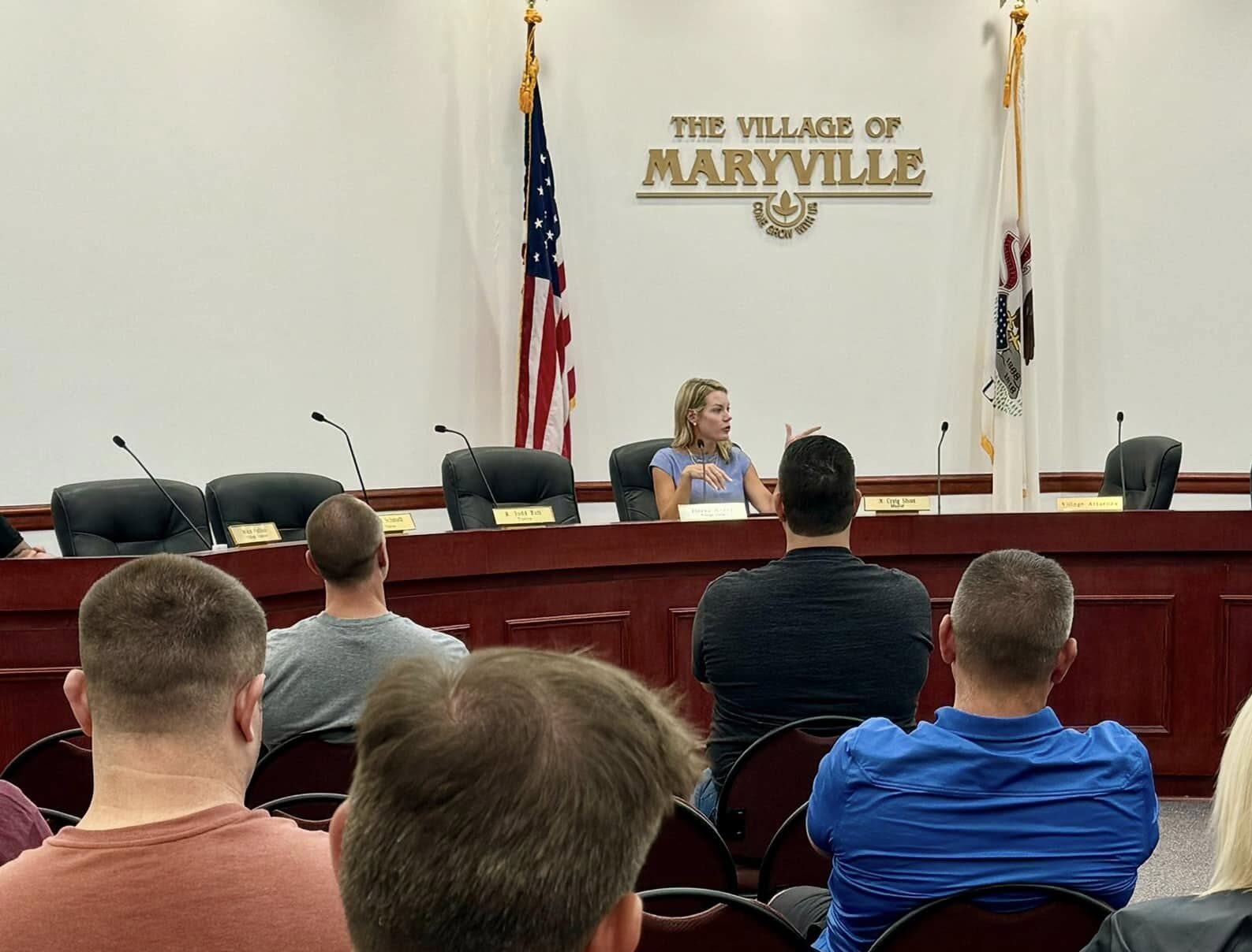 Senator Harriss Speaks at Maryville City Hall
